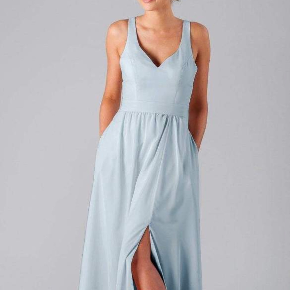 Kennedy Blue "Riley" Bridesmaid Dress in Sky Blue (size 4)